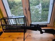 Wiatrówka PCP Hatsan AT44-10 ( 5,5 mm) magazynek, bipod i tłumik, luneta