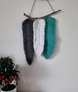 Makrama piórka, łapacz snów 