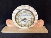 ZEGAR KOMINKOWY ART DECO MARMUR C71