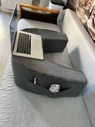 Stolik / podstawka pod laptopa do łóżka. Duża. Szara