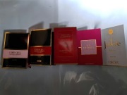 Zestaw zapachów Dior, Guerlain i Carolina Herrera próbki 5 nocy w Paryżu