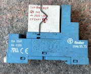 Przekaźnik RM-82P cewka 24Vdc 250V/8A żary z.p. Plus gniazdo Finder 95.75