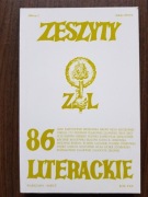 Zeszyty Literackie nr 86 Ingeborg Bachmann; Zbigniew Herbert