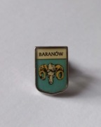 Herb gmina Baranów przypinka pin odznaka wpinka