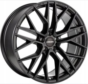 4 x Carmani 20 Ludwig Black Matt 7,5x17” 5x112