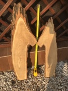 Plastry drewniane akacjowe tzw jedynecxki