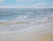 NAD MORZEM olej na płótnie 40 x 30