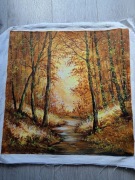 Obraz ręcznie malowany na płótnie bez ramy