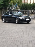 Sprzedam bagażnik rowerowy na dach belki Thule prowadnice/mocowania Peruzzo