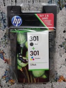 Dwupak tuszów HP 301