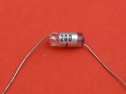 Kondensator 200pF 63V- Unitra Miflex KSF-020 Kpl-10szt