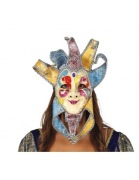 Maska wenecka a'la Boris Brejcha, wielokolorowa