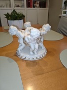 Porcelanowy świecznik autorstwa K. Tutter Hutschenreuther Selb Bavaria