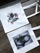 Torebki torby tote bag materiał non woven billie eilish 