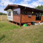 Domek holenderski z tarasem i zadaszeniem,do przeniesienia 