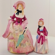 **UNIKATY**dwie DAMY Sitzendorfer 1882-1918