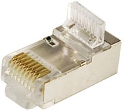 Złącze RJ45; wtyk Logilink 8P8C ekranowany z wkładką