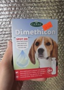 Canac Dimethicon Spot On, krople na pchły i kleszcze dla psów. 6x1.5ml 