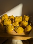 Świece z wosku pszczelego 10 szt świeca pszczela anioł na prezent miód