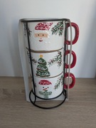 Kubki świąteczne, zestaw filiżanek, Boże Narodzenie