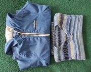 Chłopięca kurteczka rozm. 98/104+wełniana kamizelka 