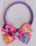 Opaska do włosów głowę roczek urodziny kokardka kokarda Pony