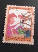 Znaczek pocztowy Brzechwa Dzieciom Kłamczucha kasowany