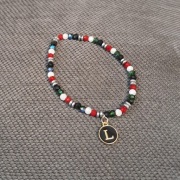 Bransoletka w czterech kolorach z zawieszką L, Legia