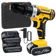 Wiertarka Wkrętarka Akumulatorowa Walizka 2xAku 18V 2 Ah Led