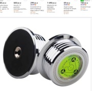 Docisk / stabilizator płyty winylowej z poziomicą. 