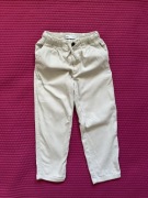 Zara 116cm spodnie chłopięce kremowe wizytowe