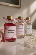 Upominki Podziękowania dla gości, Personalizowane butelki szklane 100-50ml