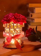 Romantyczna Lampa z róży LED–Idealny Prezent Walentynki