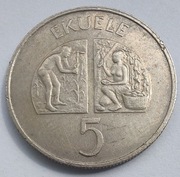 GWINEA RÓWNIKOWA 5 Ekuele 1975
