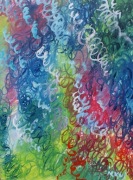 obraz olejny impresjonizm abstrakcja witraż nowy