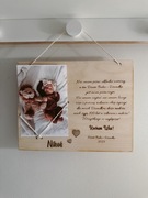 Drewniana Tabliczka dla Dziadków na zdjęcie dzień babci i dziadka