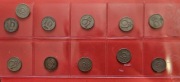 10 Ore Szwecja zestaw 11 monet