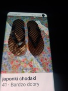 japonki chodaki rozmiar 41 