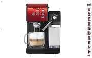 Ekspres do kawy kolbowy Breville Prima Latte II czerwony VCF109X