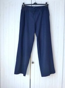 Next lniane swobodne spodnie na gumce L XL