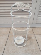 Stojak organizer na biżuterię metalowy vintage retro rękodzieło