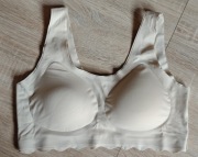 Feel Good Bra biustonosz beżowy bezszwowy nowy L