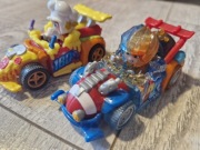 2x Samochód T-Racers Color Rush Car Racer: Pizza i Super rzadki, magic box