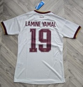 koszulka Lamine YAMAL 19! Hiszpania 2026! Biała! meczowa! rozm. S, M