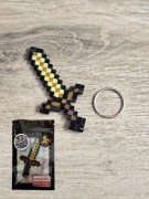 Breloczek Złoty Miecz Minecraft 3d - Brelok Druk3d fidget