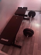 Zestaw kulturystyczny Premium 40kg  z ławką