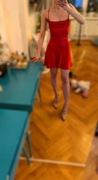 Le Privé sexy sukienka S 36 mini czerwona hot na randkę