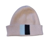 Ciepła czapka na zimę pudrowy brudny róż damska uniwersalna