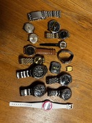 Zestaw zegarków szwajcarskich i japońskich Omega Eterna