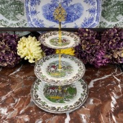 Angielska myśliwska etażerka 3-poziomowa - Country Life - Myott #11